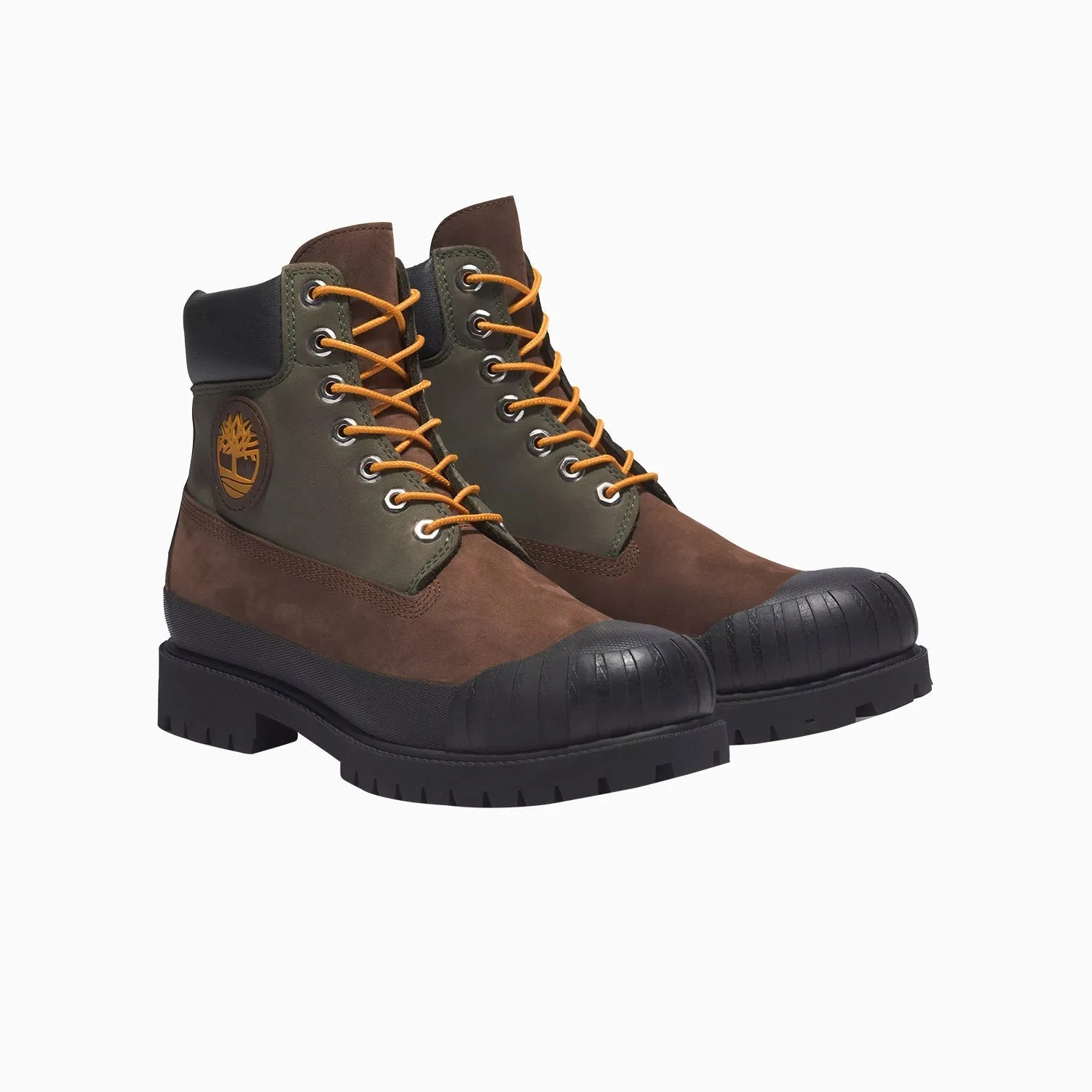 Men's Premium 6 Inch Rubber Toe Waterproof Boot