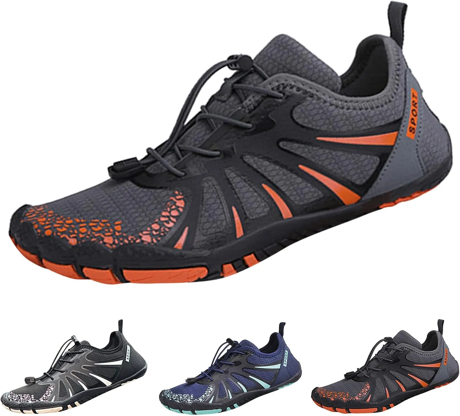Mens Quick Drying Wading Shoes Summer Swim Sports Shoes for Boating Diving Fishing Lightweight Surfing Shoe