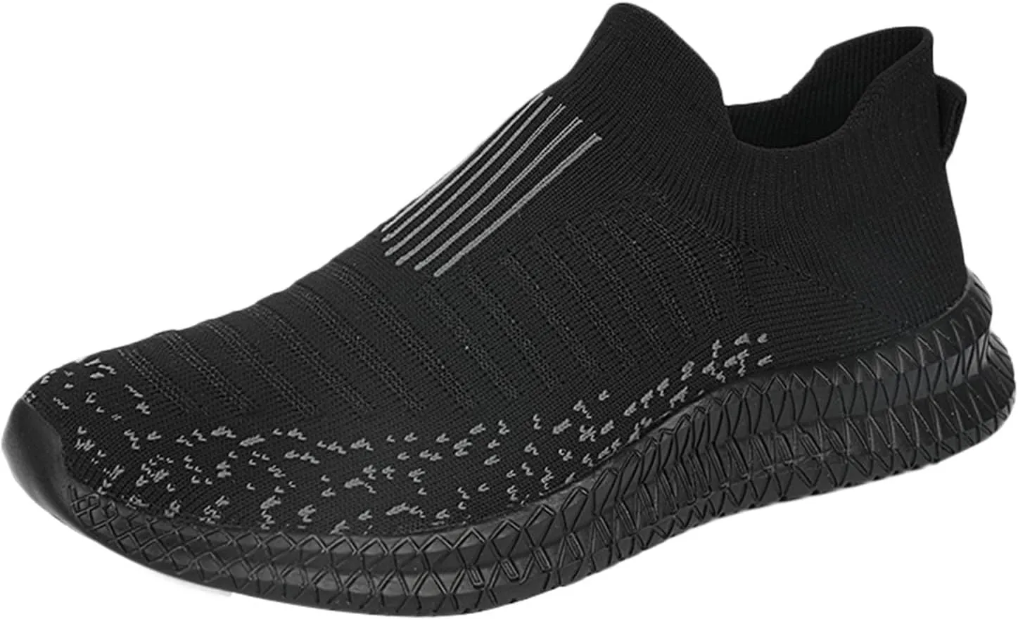 Mens Running Shoes Outdoor Slip On Walking Tennis Sneakers Non Slip Lightweight Casual Breathable Sports Shoes