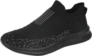 Mens Running Shoes Outdoor Slip On Walking Tennis Sneakers Non Slip Lightweight Casual Breathable Sports Shoes