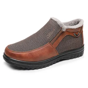 Mens Shoes - Large Size Anti-slip sole Men's Canvas Shoes Walking Comfortable Flat Slip On Shoes