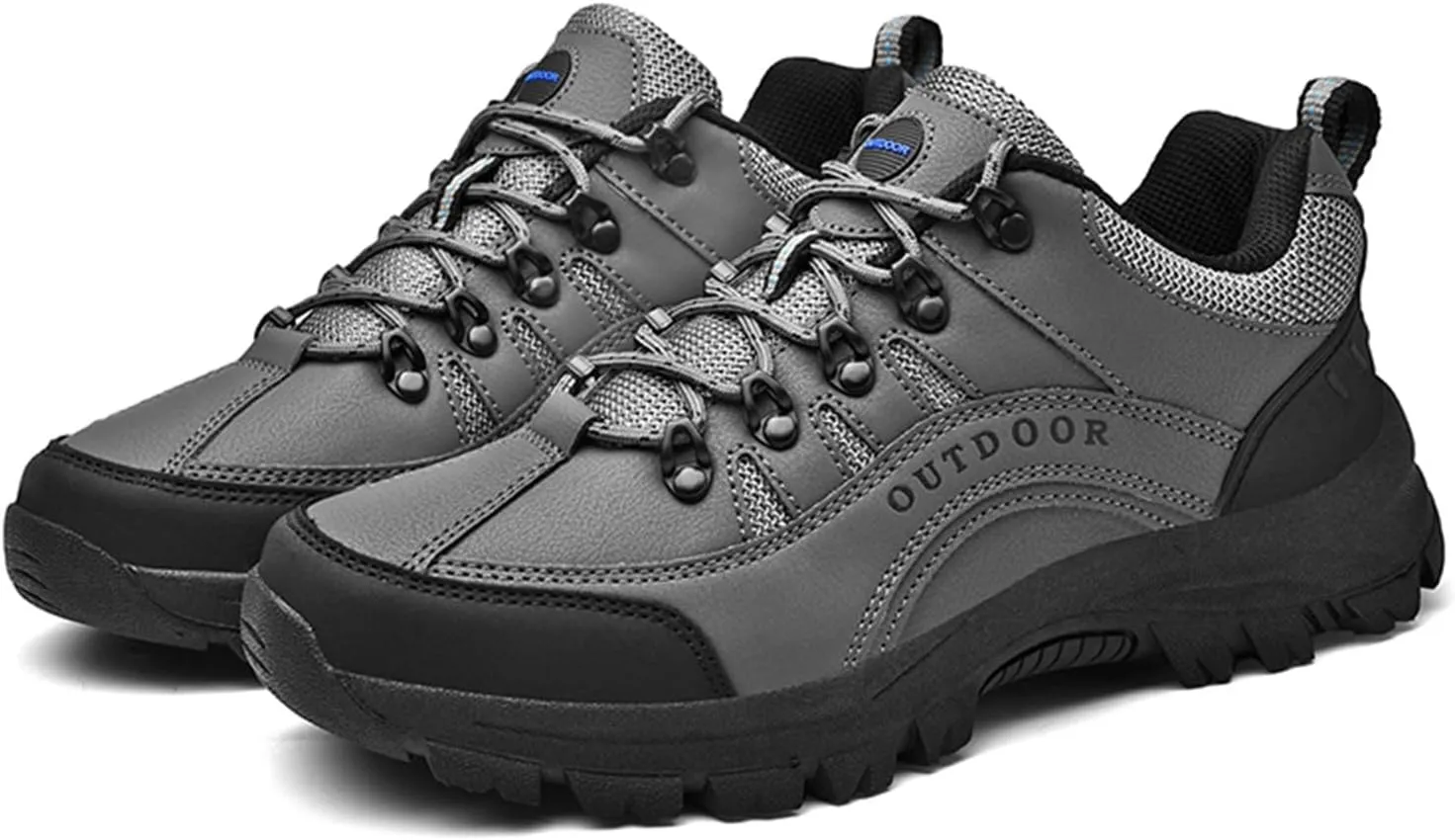 Mens Slip On Hiking Shoes Non Slip Tennis Running Shoes Outdoor Lightweight Breathable Comfortable Workout Sneakers