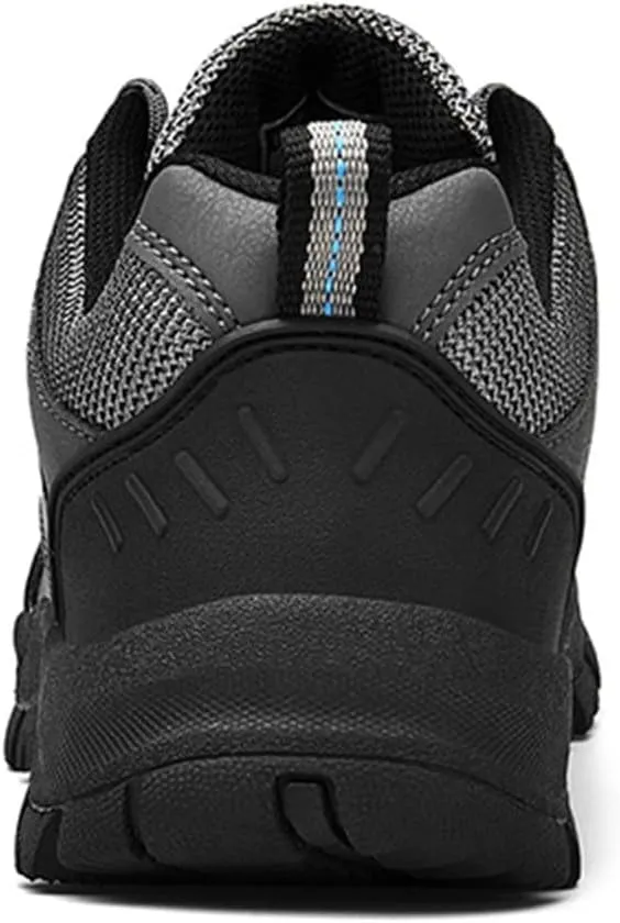 Mens Slip On Hiking Shoes Non Slip Tennis Running Shoes Outdoor Lightweight Breathable Comfortable Workout Sneakers