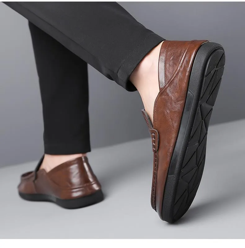 Men's slip-on soft sole waterproof non-slip shoes