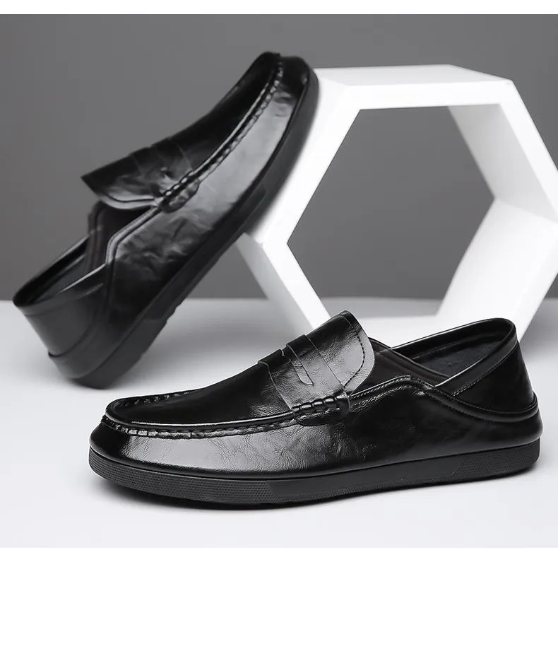 Men's slip-on soft sole waterproof non-slip shoes