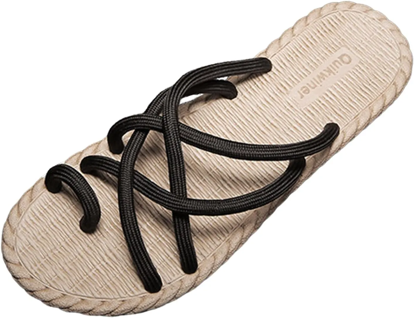Men's Slipper Comfortable Flip Flops Everyday Wear Casual Beach Thong Sandal Flat Sole Footwear Slippers Mens 11 Wide