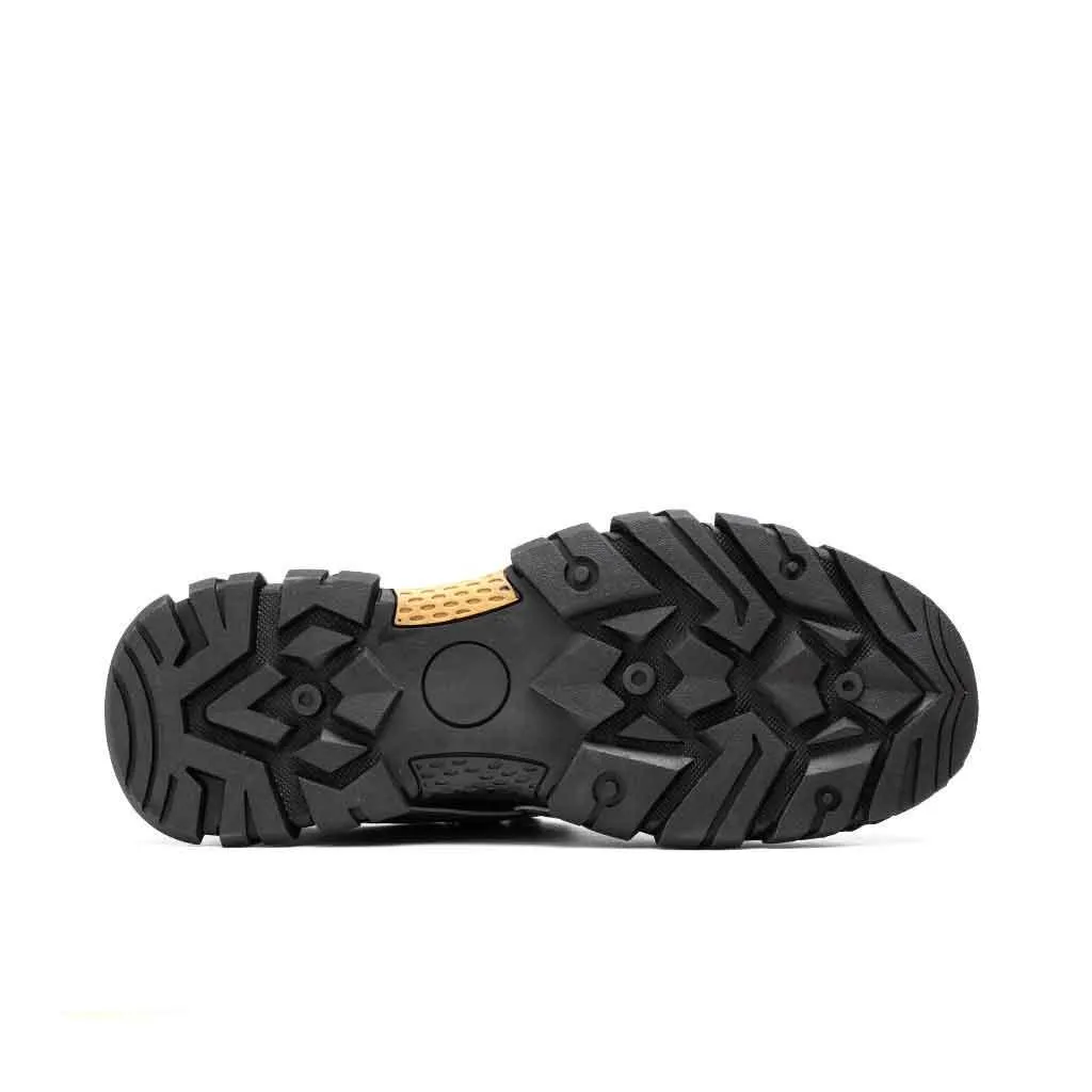 Men's Steel Toe Leather Boots - Slip Resistant | B209