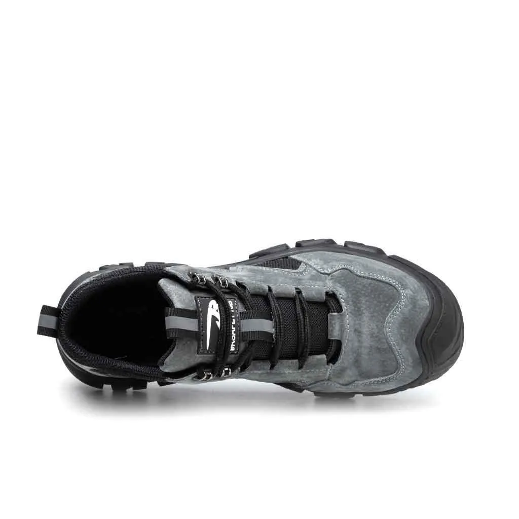 Men's Steel Toe Leather Boots - Slip Resistant | B209