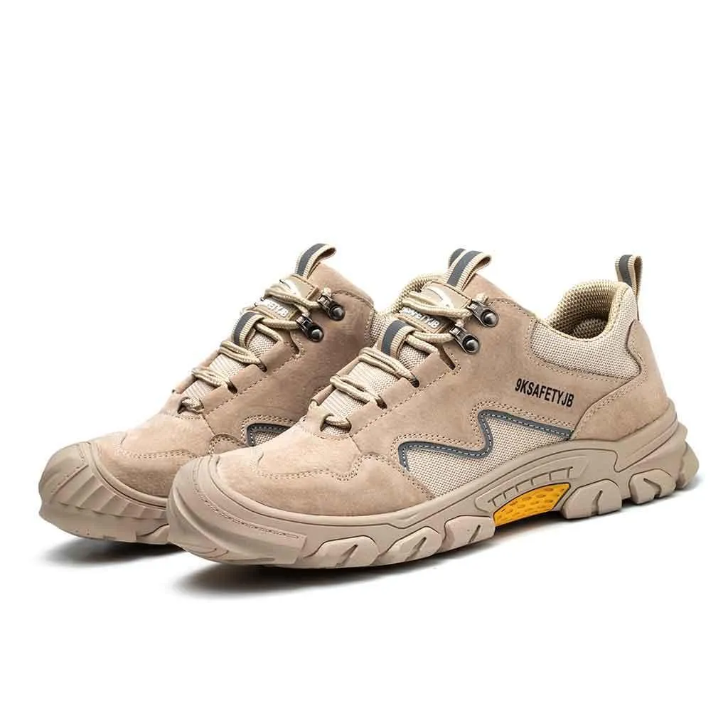 Men's Steel Toe Leather Boots - Slip Resistant | B209
