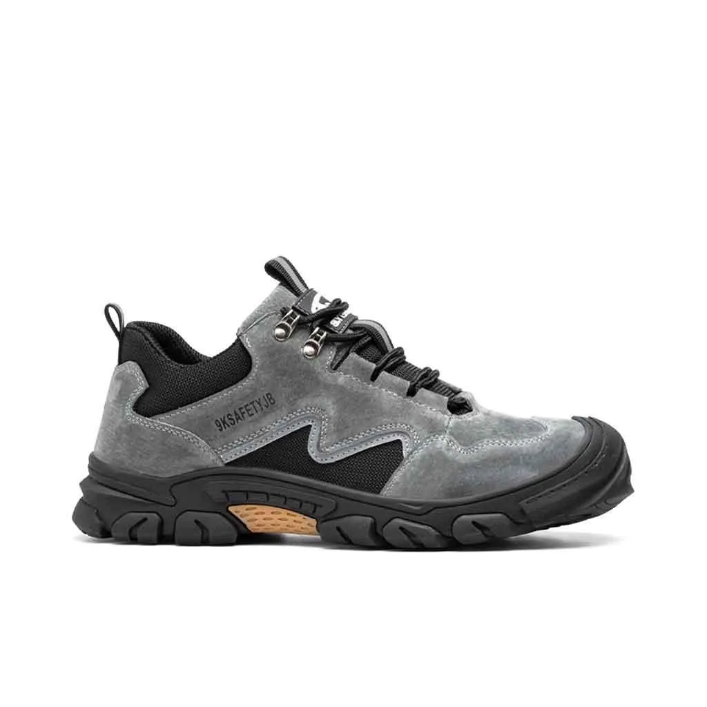 Men's Steel Toe Leather Boots - Slip Resistant | B209