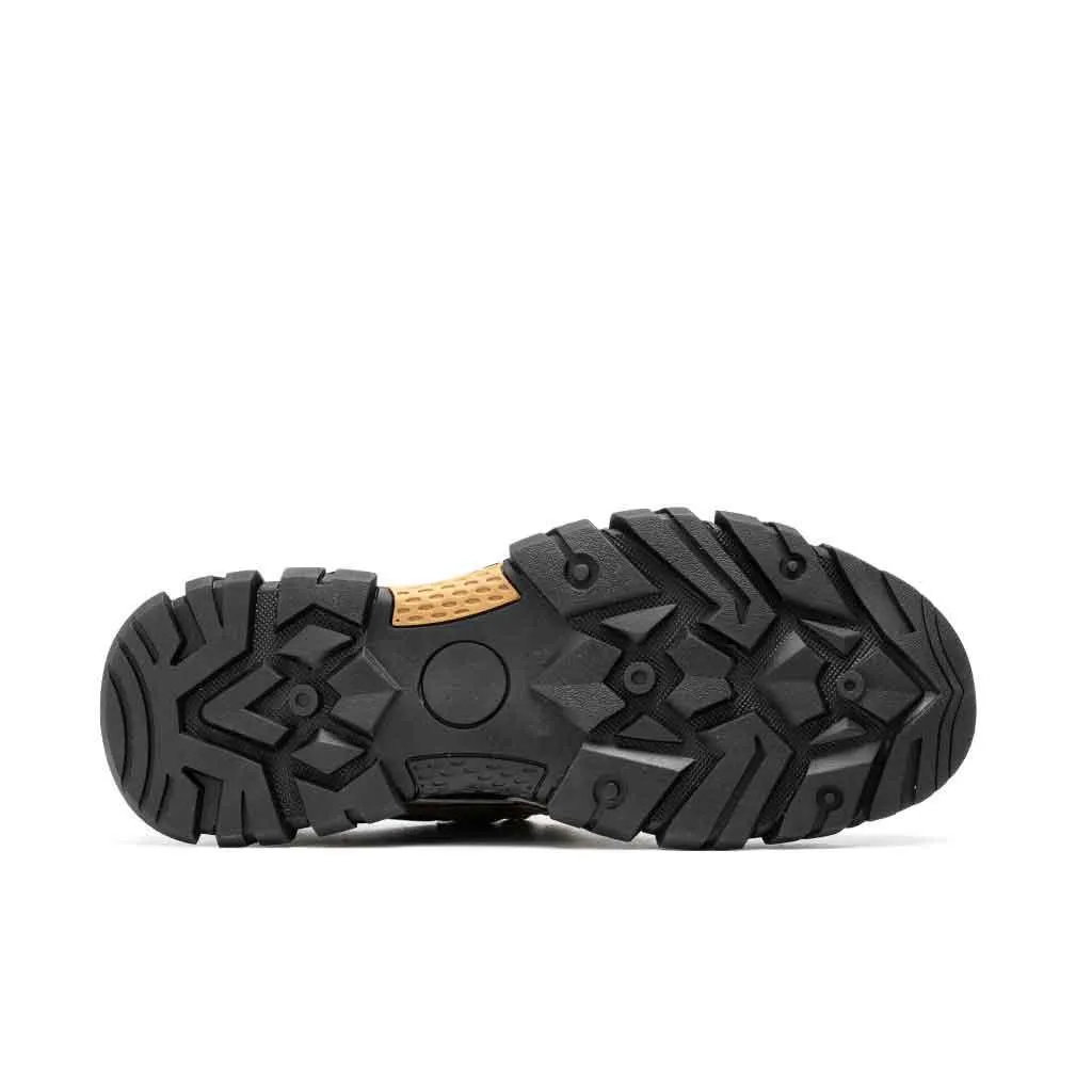 Men's Steel Toe Leather Boots - Slip Resistant | B209