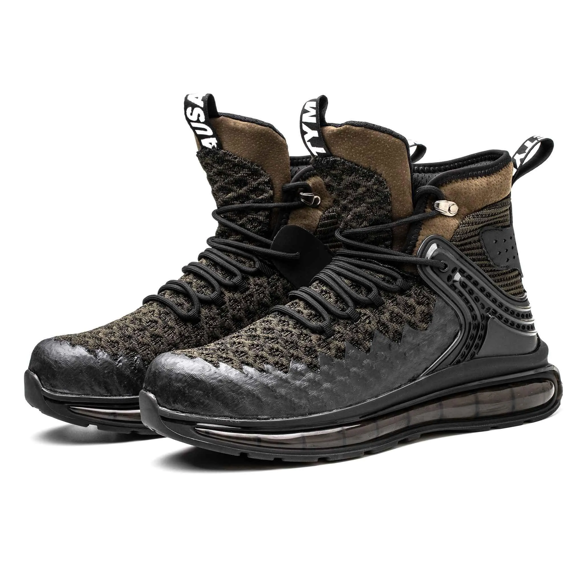 Men's Steel Toe Work Boots - Full Air Cushion | B164