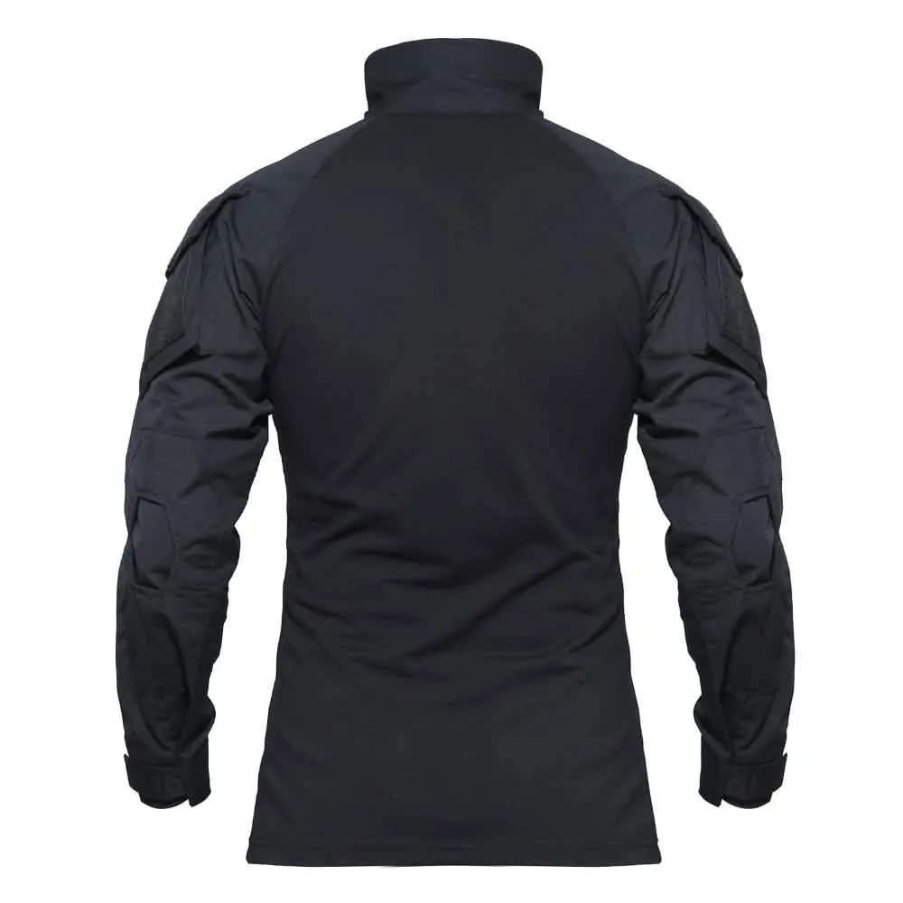 Men's Tactical Camouflage Combat Shirt for Airsoft and Military Exercises