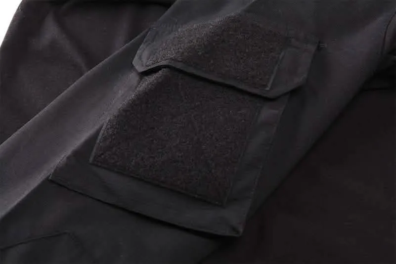 Men's Tactical Camouflage Combat Shirt for Airsoft and Military Exercises