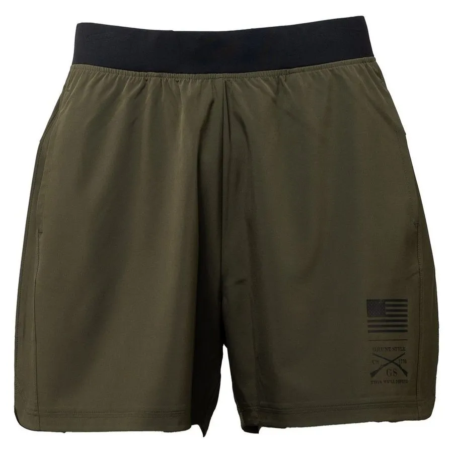 Men's Training Shorts - Military Green