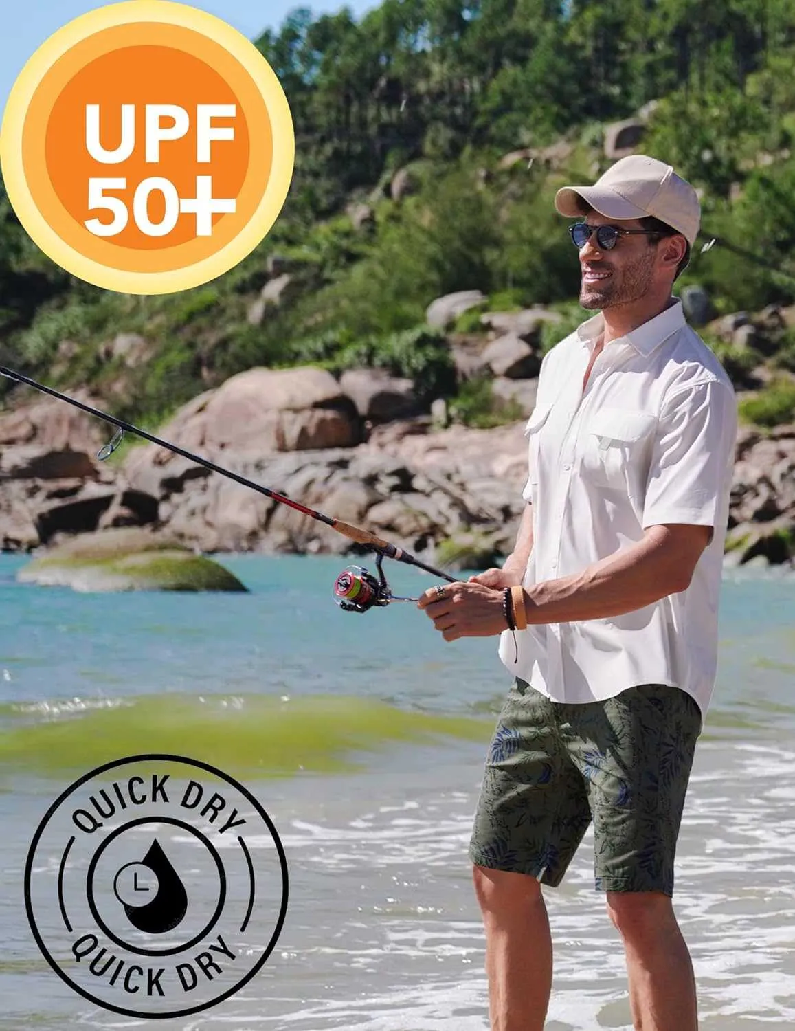 Men's UPF UV: Hiking Fishing Shirt | Reltek Ready Gear