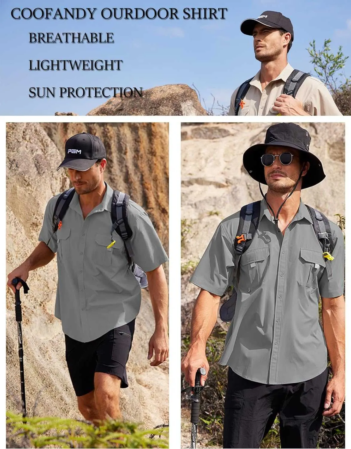 Men's UPF UV: Hiking Fishing Shirt | Reltek Ready Gear