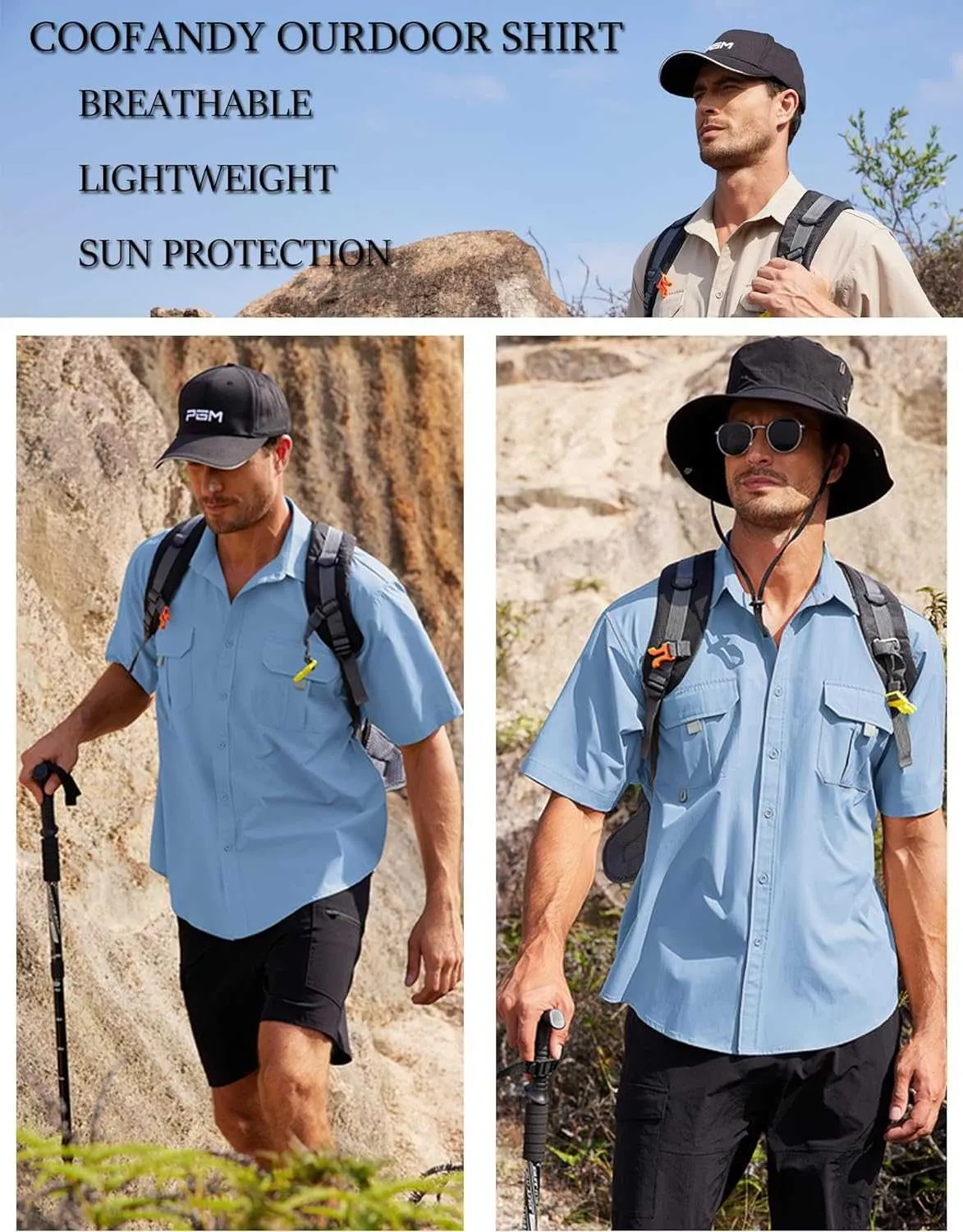 Men's UPF UV: Hiking Fishing Shirt | Reltek Ready Gear