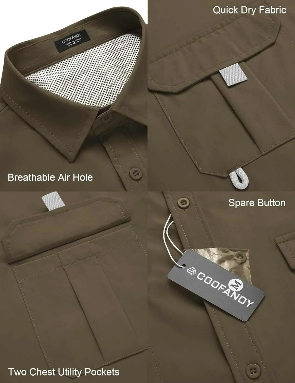 Men's UPF UV: Hiking Fishing Shirt | Reltek Ready Gear