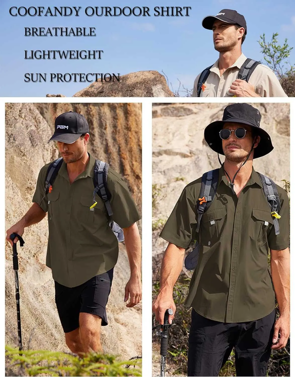 Men's UPF UV: Hiking Fishing Shirt | Reltek Ready Gear