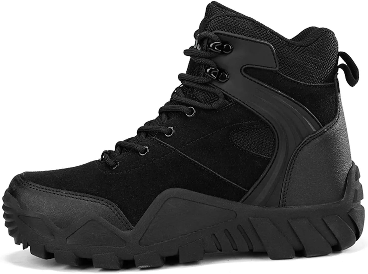 Mens Walking Hiking Boots Men's Lightweight Comfortable Ankle Outdoor Sports Shoes No Slip Thick Soles Work Shoes