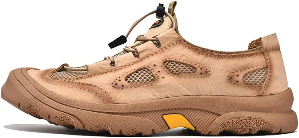 Men's Waterproof Hiking Shoes Lightweight Anti Slip Outdoor Sneakers Breathable Hike Trekking Trails Shoe