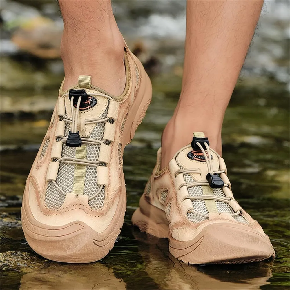 Men's Waterproof Hiking Shoes Lightweight Anti Slip Outdoor Sneakers Breathable Hike Trekking Trails Shoe