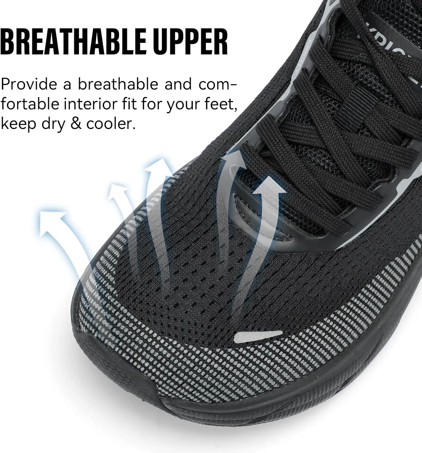 Men's Wide Toe Box Running Shoes | Trail Running Shoes for Cross Trainer Trail Running