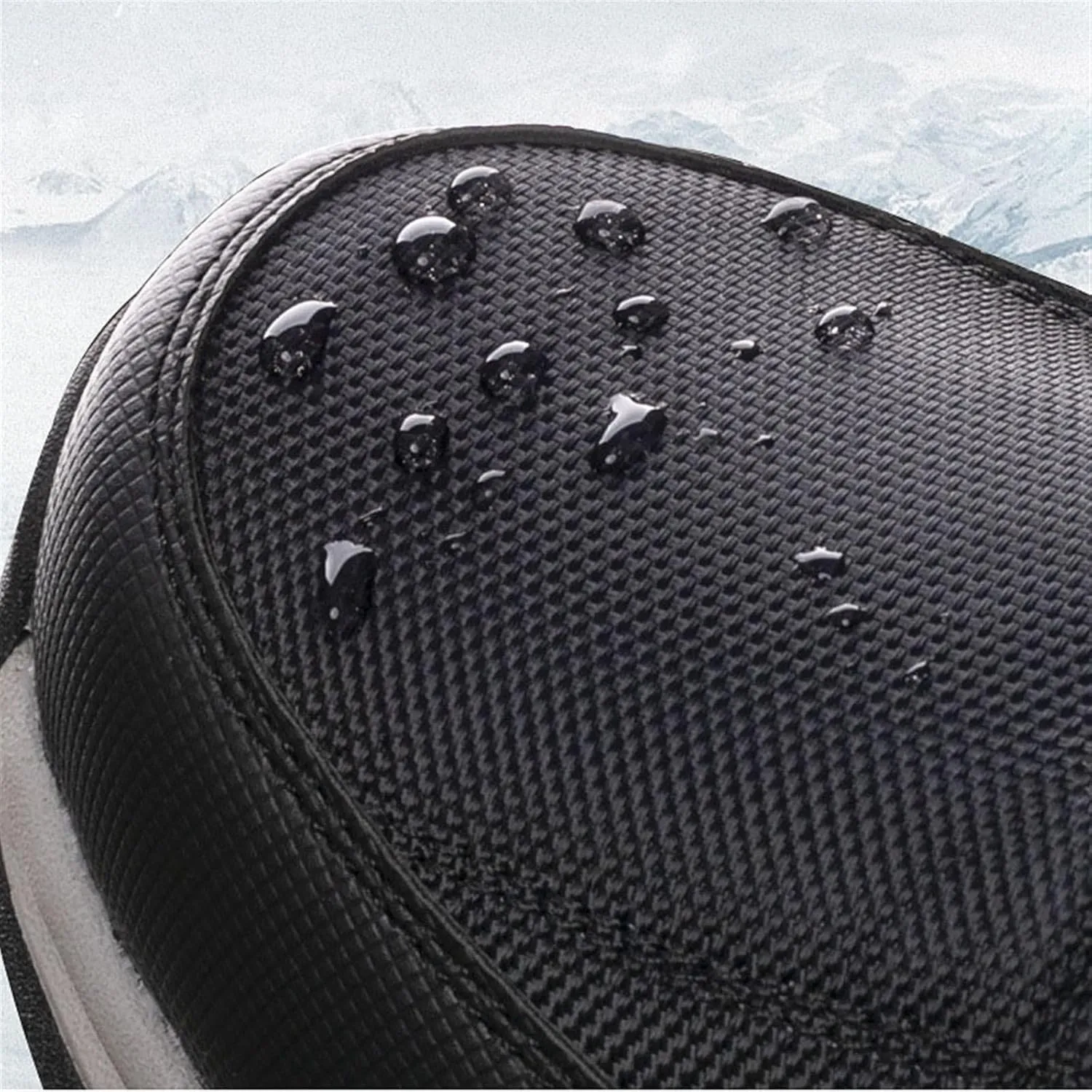 Mens Winter Snow Boots, Men Cold Weather Warm Side Zipper Lace up High Top Fur Lined Snow Boots, Non Slip Outdoor Rubber Outsole Ankle Hiking Boot, for Insulated Hiking, Work, Trail
