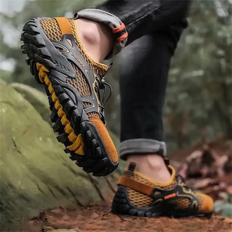 Men's Women's Breathable Mesh Hiking Shoes for Aqua Mountain