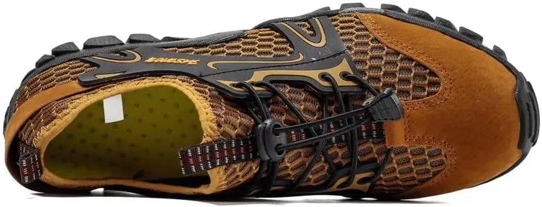 Men's Women's Breathable Mesh Hiking Shoes for Aqua Mountain