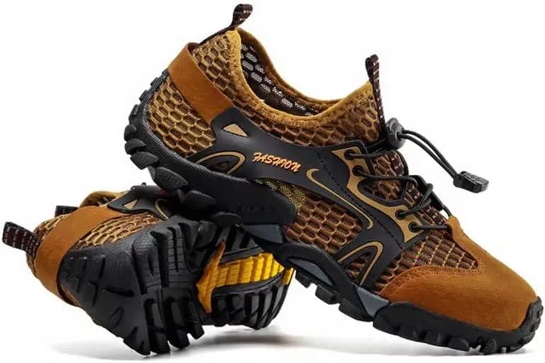 Men's Women's Breathable Mesh Hiking Shoes for Aqua Mountain