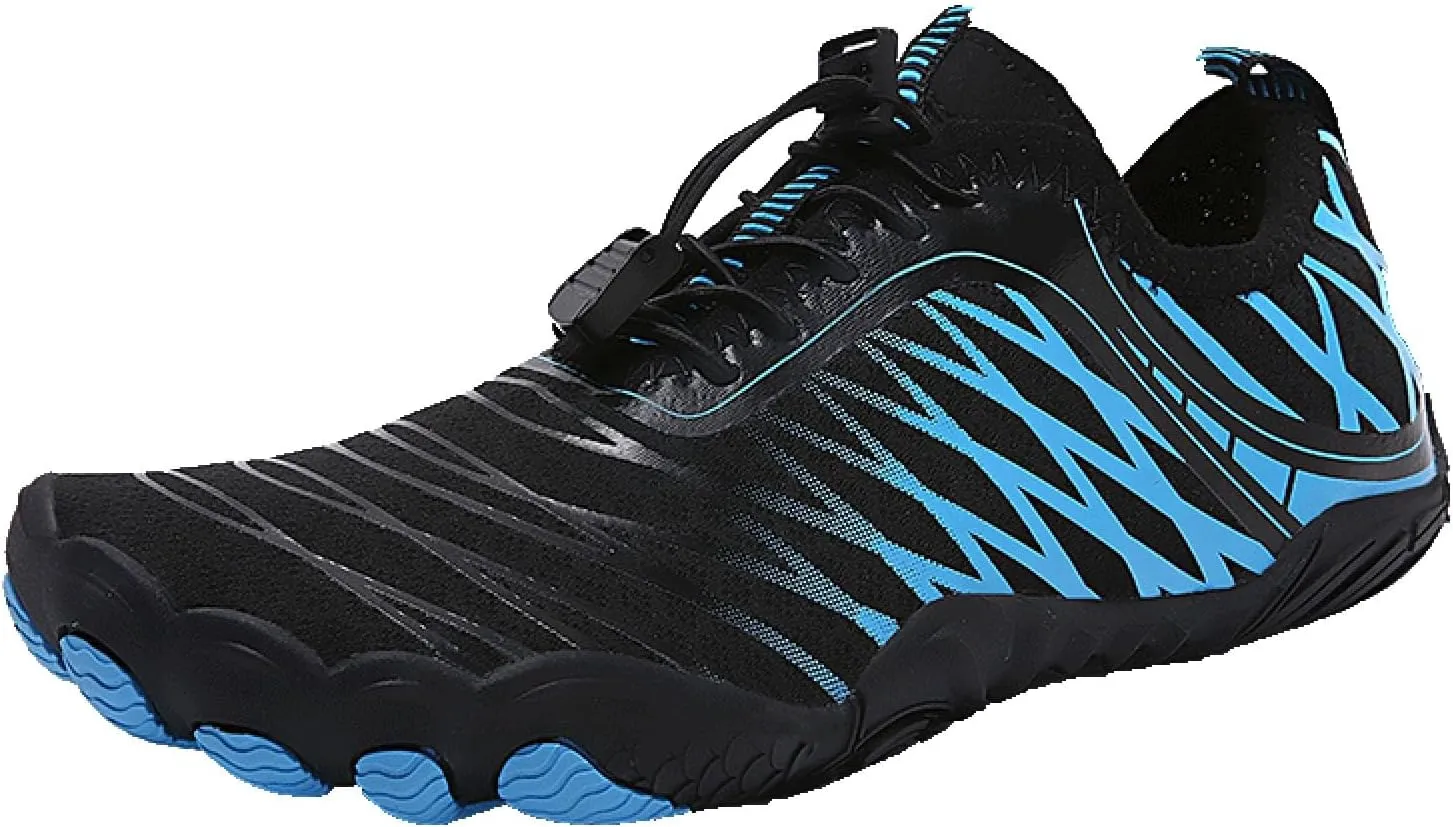 Mens Womens Water Shoes Non Slip Quick-Dry,Aqua Shoes Barefoot for Beach Surf Hiking Pool Water Sports Couple Summer Hiking Gym Fitness Lghtweight Breathable Sneakers Indoor Comfy Thick Shoe