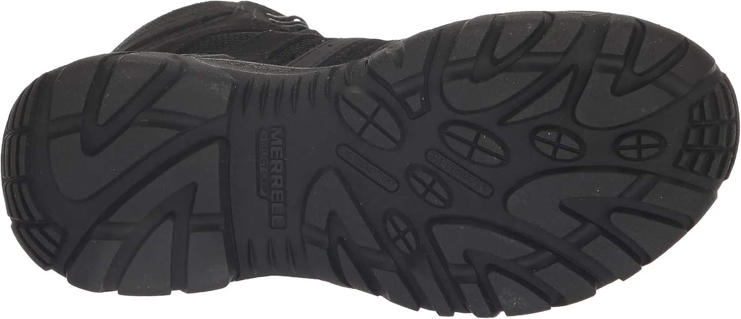 Merrell Mens Strongfield Tactical 6 Waterproof Boots, Breathable & Comfortable Work Combat Hiking Shoes