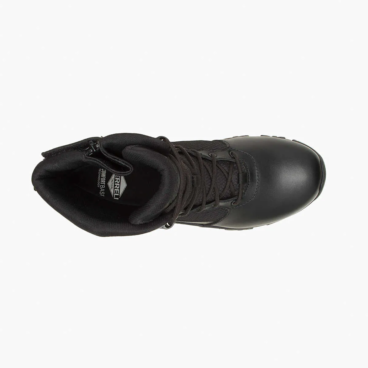Merrell Tactical J003913 Men's MOAB 3 8" Tactical Response Zip Waterproof Boot - BLACK