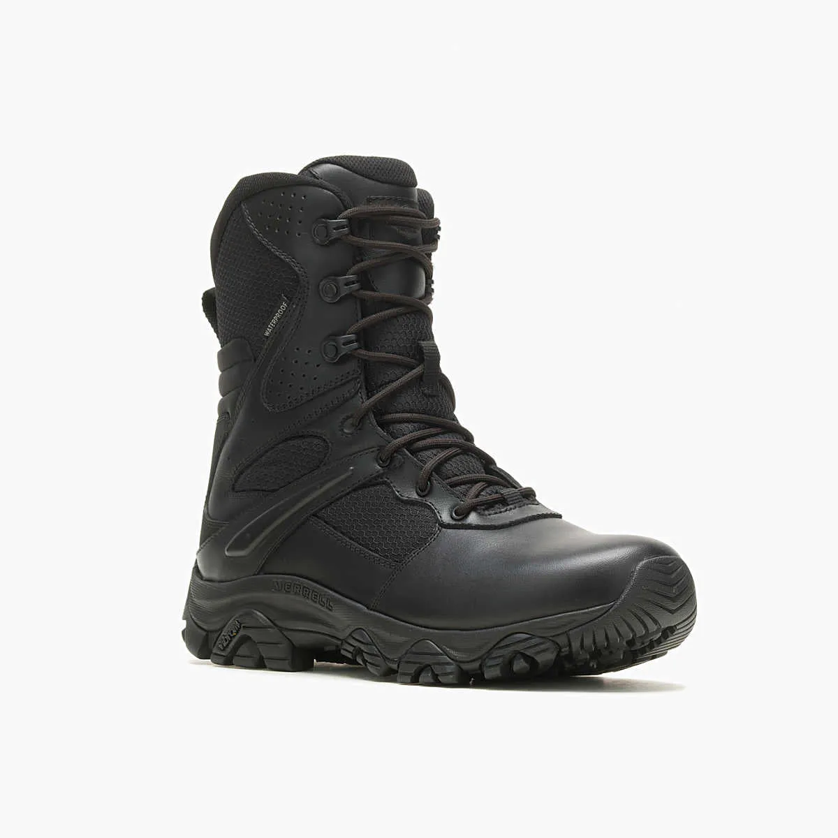 Merrell Tactical J003913 Men's MOAB 3 8" Tactical Response Zip Waterproof Boot - BLACK