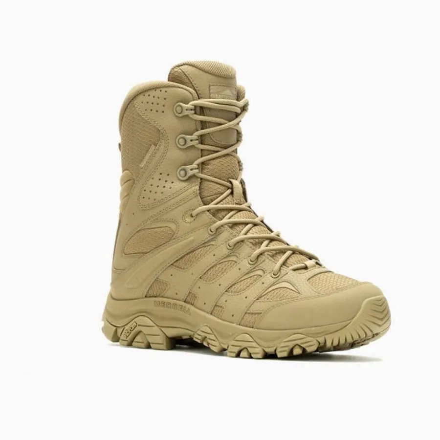 Merrell Tactical MOAB 3 Tactical Waterproof 8 Inches Side-Zip Boot Dark Coyote