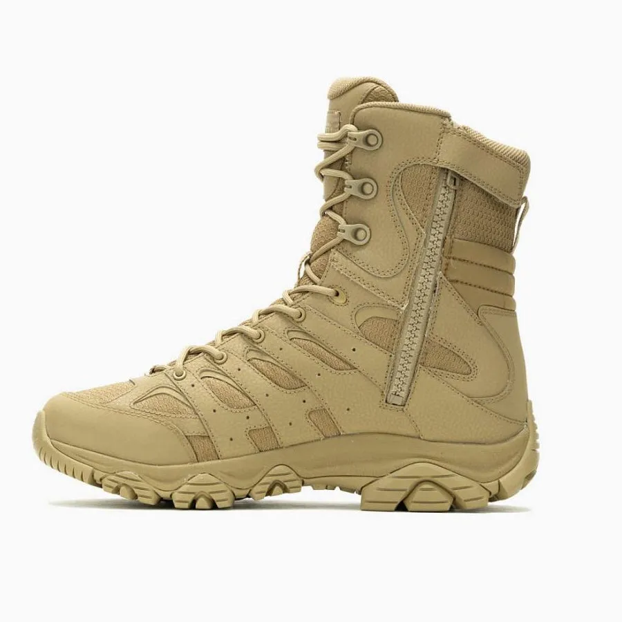 Merrell Tactical MOAB 3 Tactical Waterproof 8 Inches Side-Zip Boot Dark Coyote