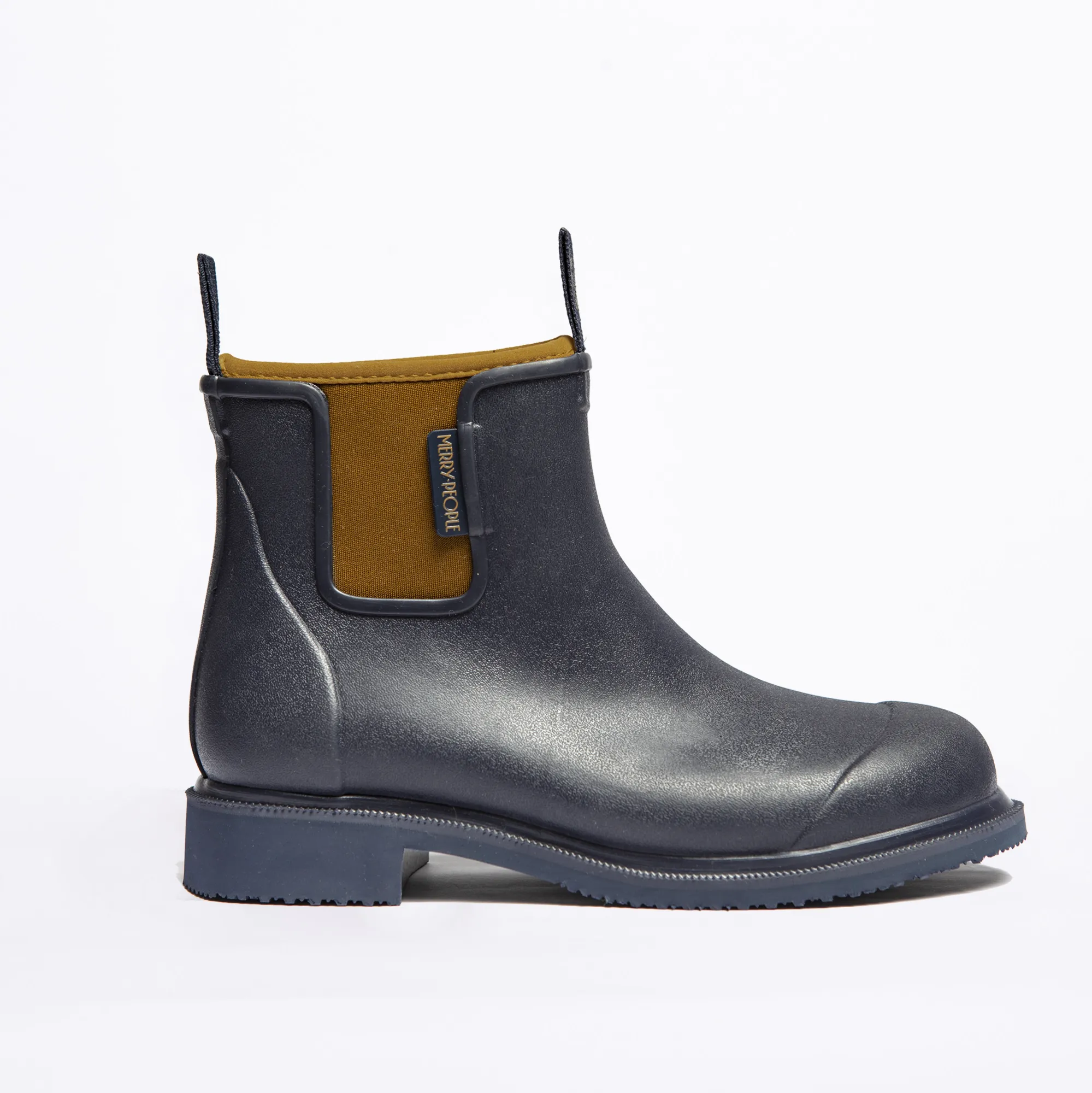 Merry People Bobbi Boot - Oxford Blue  Tan
