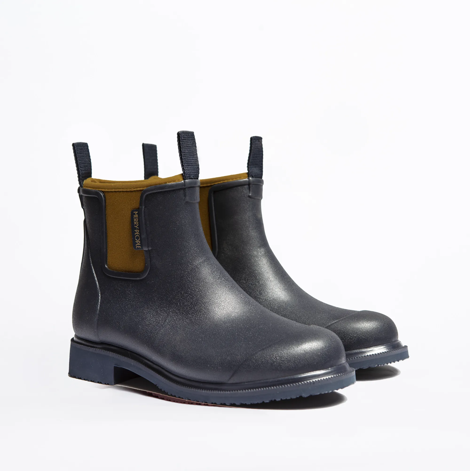 Merry People Bobbi Boot - Oxford Blue  Tan