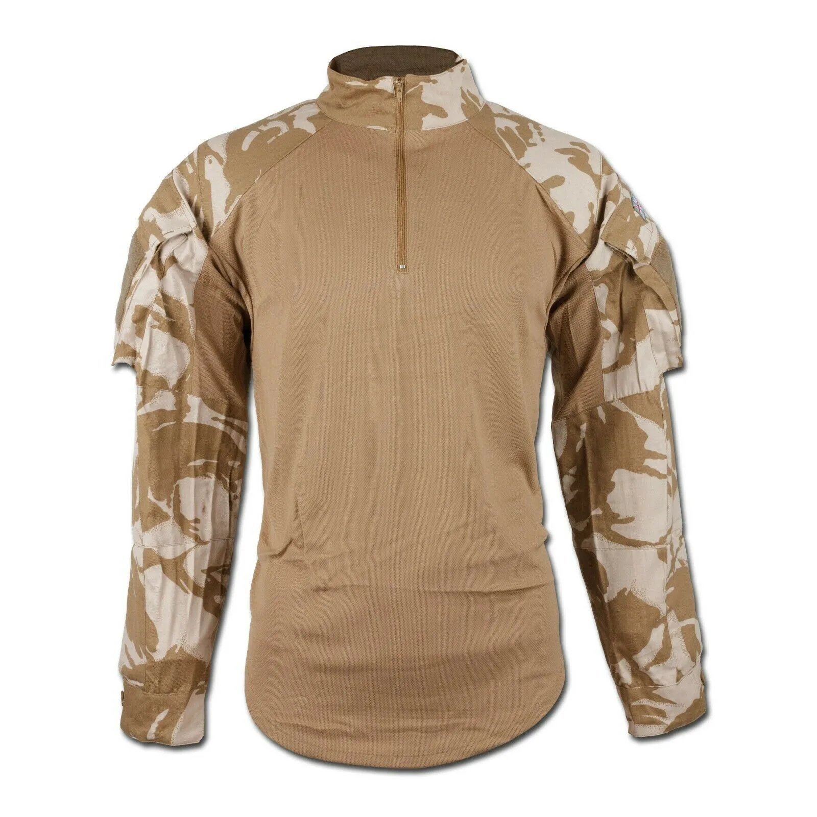 Military British Army DPM Desert Camo UBAC Under Body Armour Combat Shirt Small