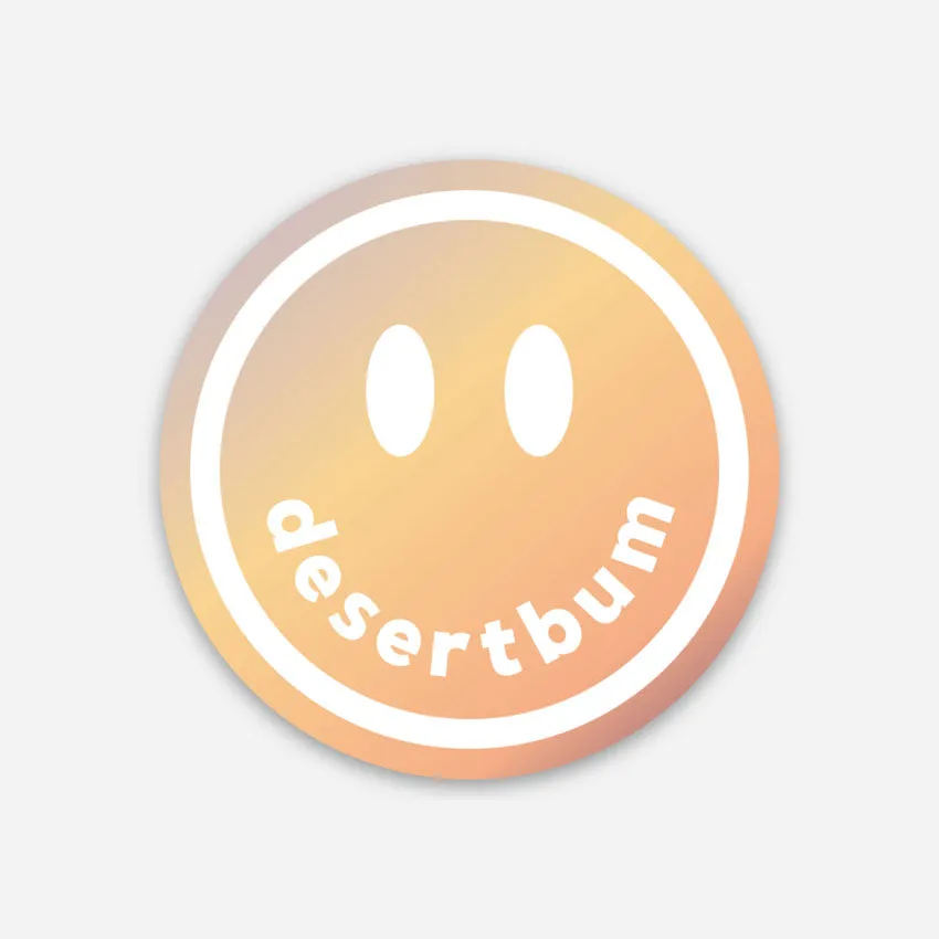 Mini Desert Bum Sticker (Gradient)