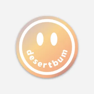 Mini Desert Bum Sticker (Gradient)