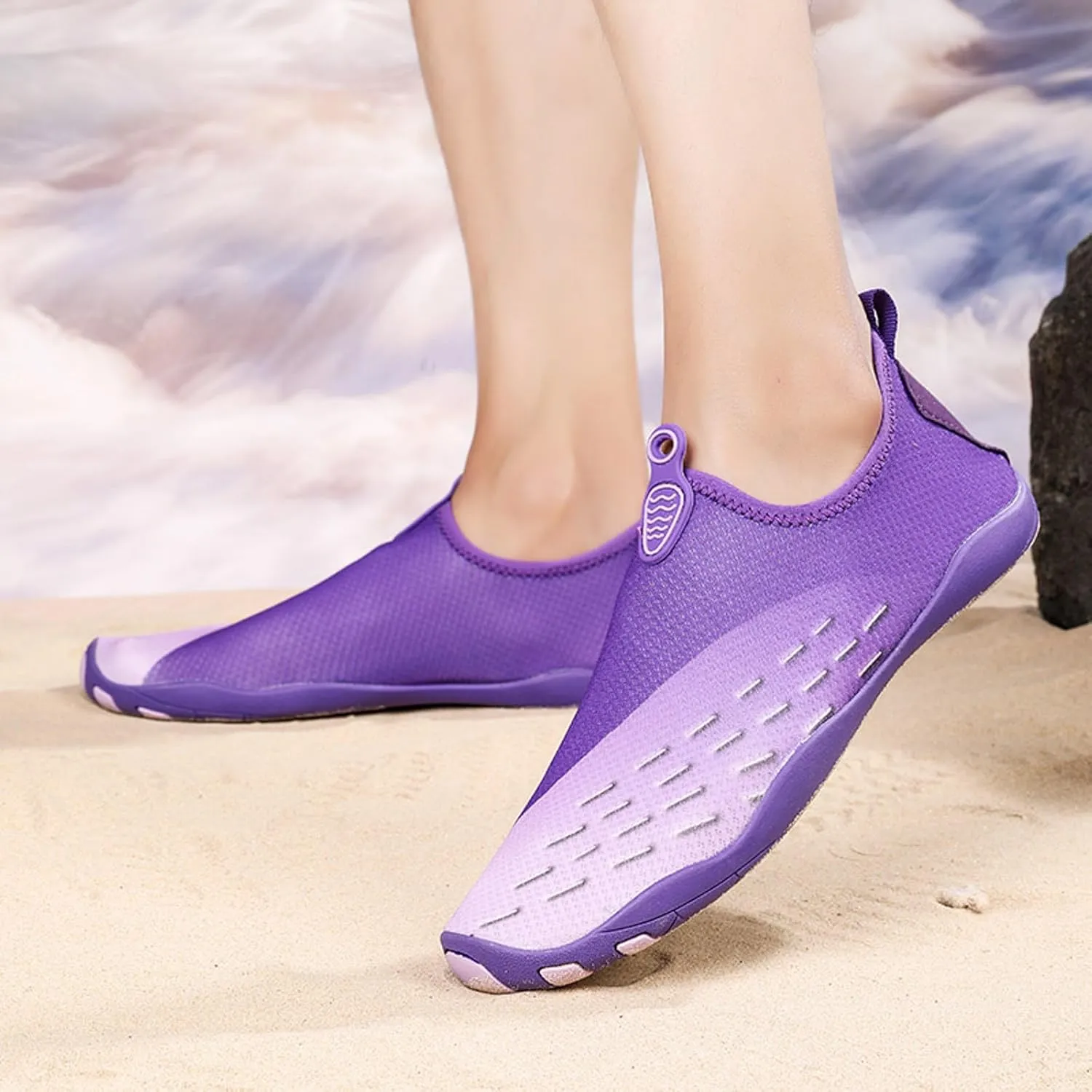 Minimalist Wading Shoes for Women Men Lightweight Beach Sports Barefoot Shoes Breathable Socks Water Shoe