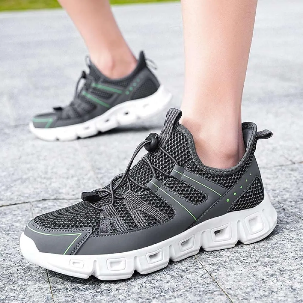 mitvr Mens Trail Running Shoes Breathable Athletic Walking Shoes Lightweight Jogging Training Shoes