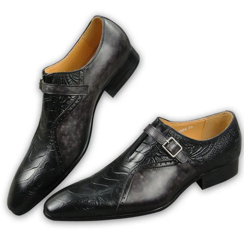 Modern Style Wing Tip Men's Oxford Shoes
