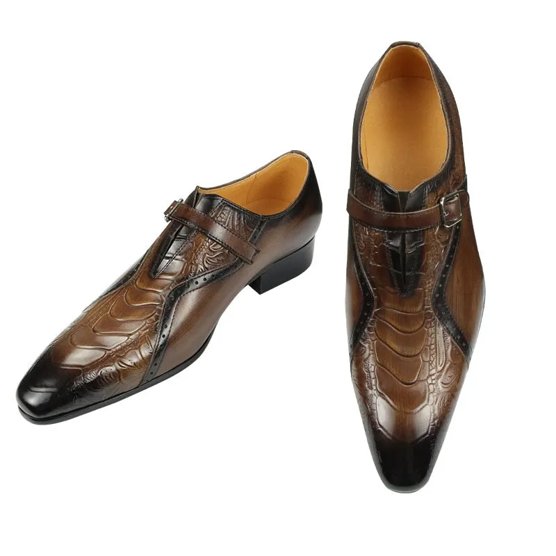 Modern Style Wing Tip Men's Oxford Shoes