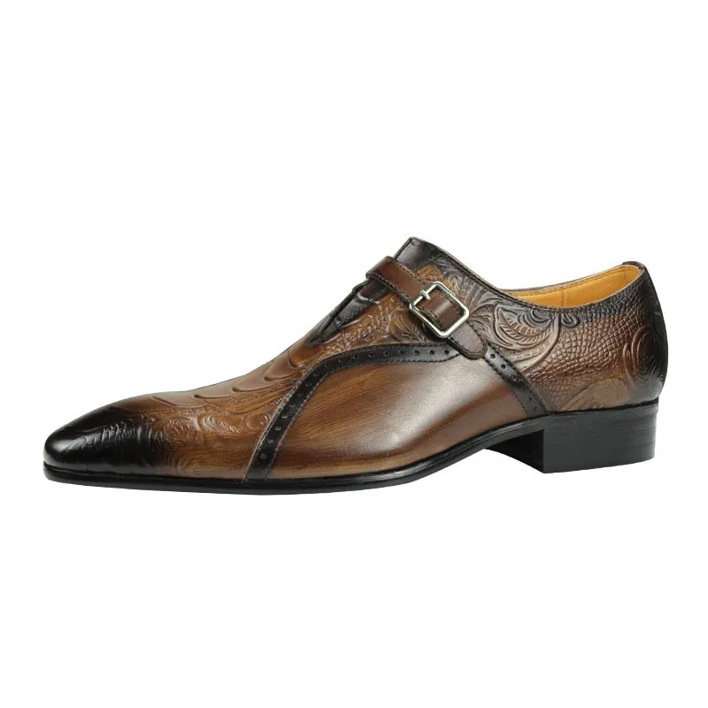 Modern Style Wing Tip Men's Oxford Shoes