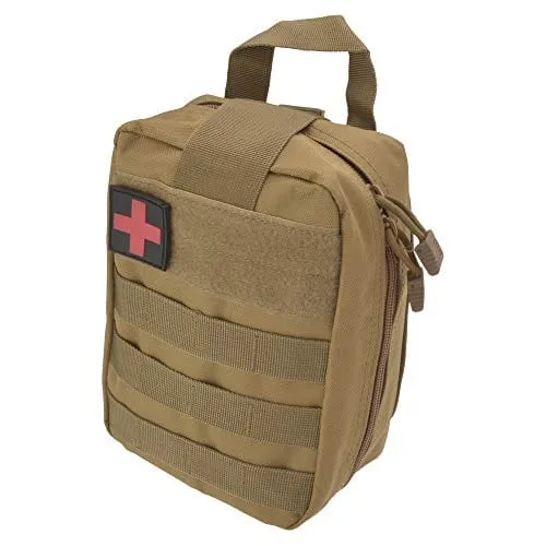 Molle Pouch with Matching Tourniquet Pouch, EMT Shears, & Bandage Wraps