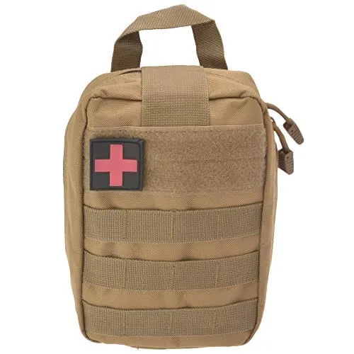 Molle Pouch with Matching Tourniquet Pouch, EMT Shears, & Bandage Wraps